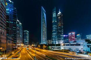 上海陆家嘴照片,上海现代化都市的璀璨明珠